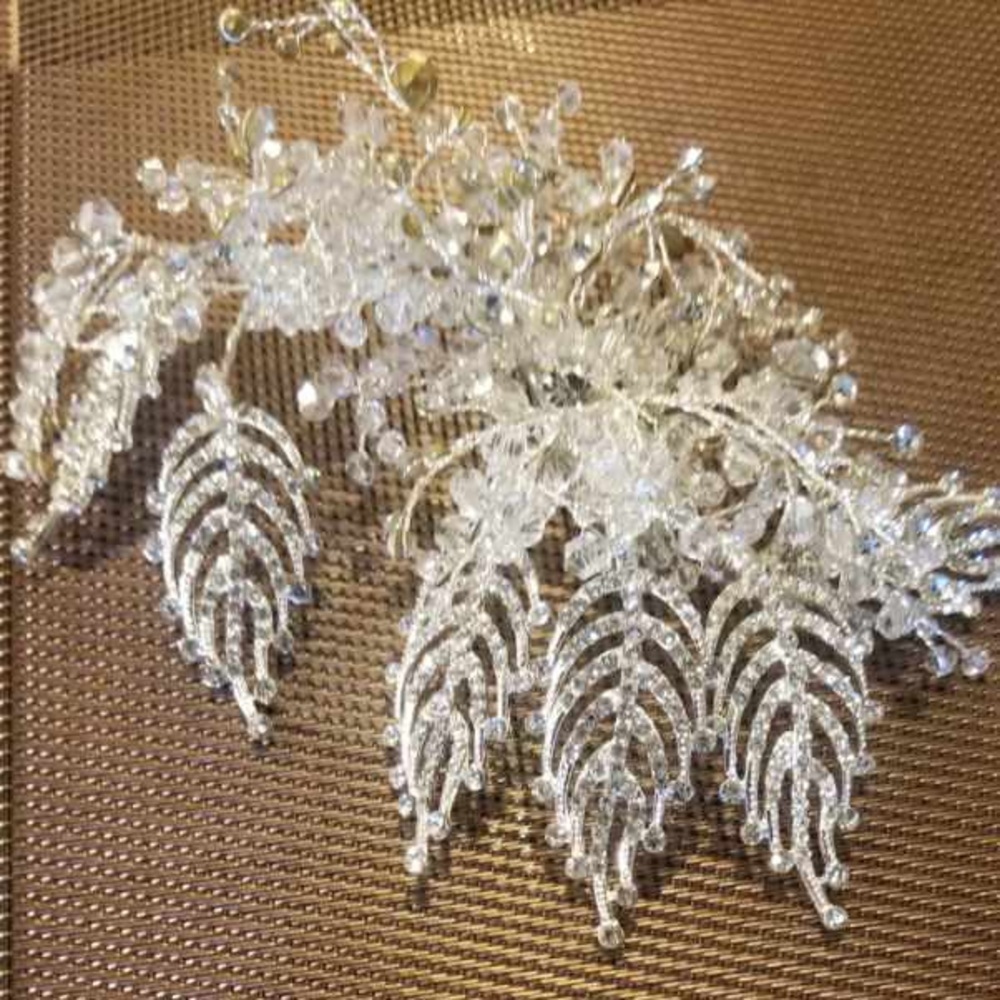 Selling custom made Headpiece & Earrings Set